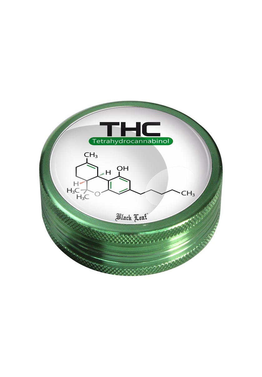 Alu-Grinder THC 50mm 2tlg. mit Sieb